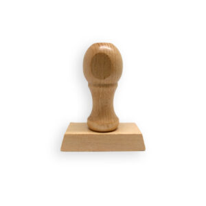 Sello de Madera Rectangular | Tamaño 66×40 mm