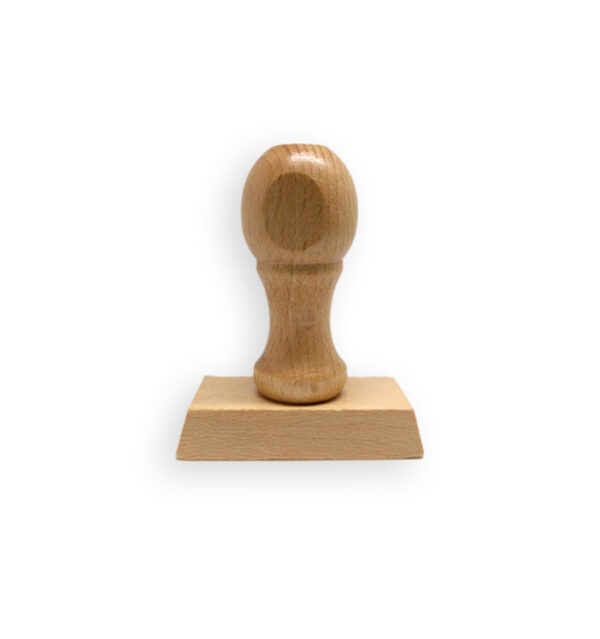 Sello de Madera Rectangular | Tamaño 48×20 mm
